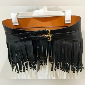 BCBGMAXAZRIA FRINGE BELT Festival Belt